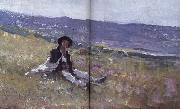 Nicolae Grigorescu Young Shepherd oil painting artist